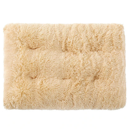 Plush Warm Dogs Sleeping Bed Mat Soft Fleece Pet Blanket Mat  Detachable Cat Puppy Mat Cushion for Small Medium Large Dogs Bed