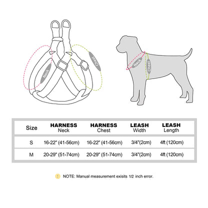 Custom PU Leather Harness And Leash Engraved Dog ID Buckle Harnesses Vest Pet Leading Rope Durable For Small Medium Dogs Bulldog