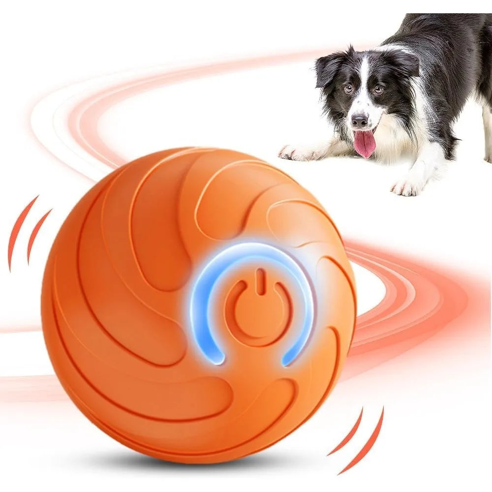 Pet Toy Ball with Tail Rope，Smart Automatic Pet Chase Ball Toy, Upgraded Speedy Tail Kitten Toy for Bored Indoor Adult Pets