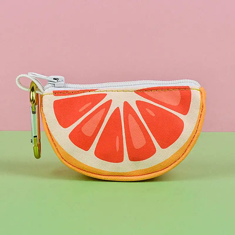 Cute fruit pet poop bag storage, can be connected to any dog leash, bag and leash not included, limited special edition