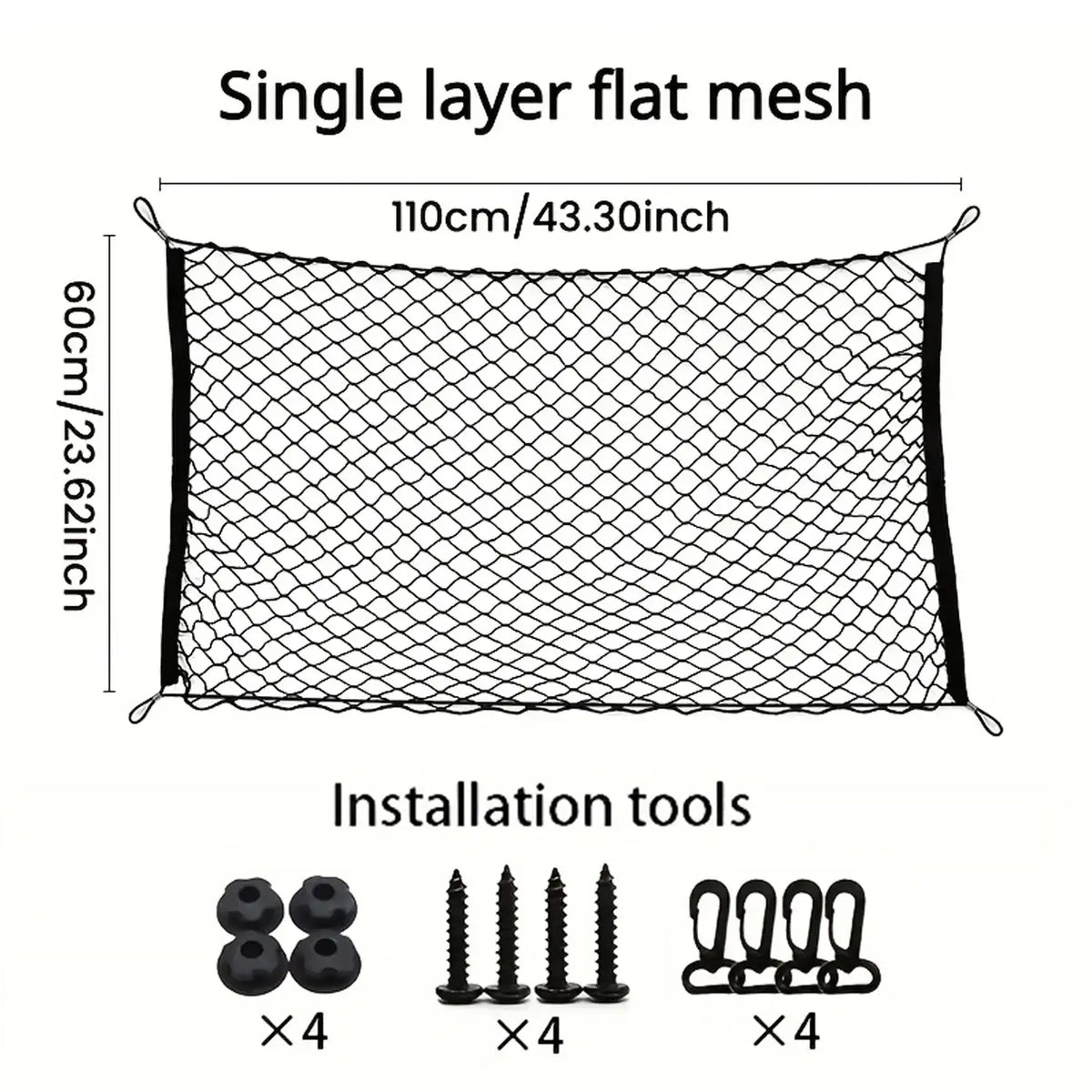 Pet Dog Isolation Net for Car Trunk Elastic Safety Barrier with Mesh Design Pet Protection Cover Dog Car Travel Accessories