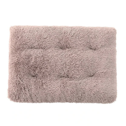 Plush Warm Dogs Sleeping Bed Mat Soft Fleece Pet Blanket Mat  Detachable Cat Puppy Mat Cushion for Small Medium Large Dogs Bed