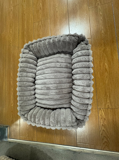 Rectangle Plush Dog Bed Winter Warm Mat Small Medium Big Pet Cat Dog Bed Kennel Puppy Sofacama Cat Cushion Pets Sofa Accessories