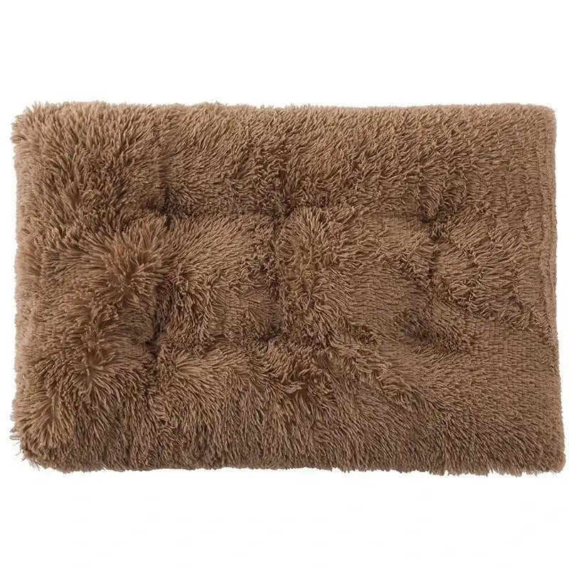 Plush Warm Dogs Sleeping Bed Mat Soft Fleece Pet Blanket Mat  Detachable Cat Puppy Mat Cushion for Small Medium Large Dogs Bed