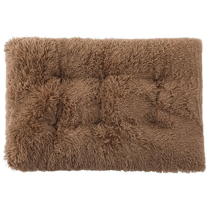 Plush Warm Dogs Sleeping Bed Mat Soft Fleece Pet Blanket Mat  Detachable Cat Puppy Mat Cushion for Small Medium Large Dogs Bed