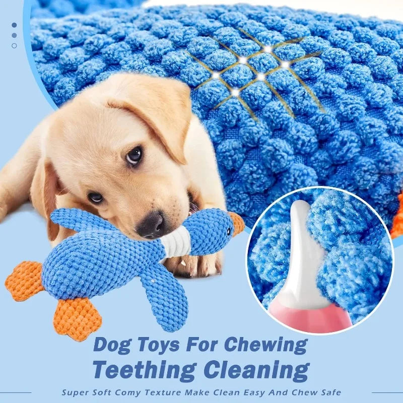 New Indestructible Cat Dog Toys for Aggressive Chewers Cats Dogs,Chew Squeak Toy Cats Dogs Interactive Plush Doll Pet Products