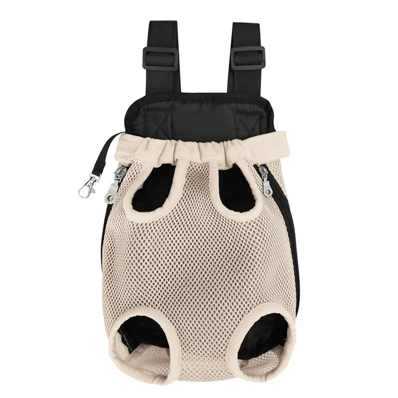 Pet Backpack Portable Portable Cat Double Shoulder bag Outdoor Travel Dog Carrier Bag Pet Dog Front Bag Mesh Backpack