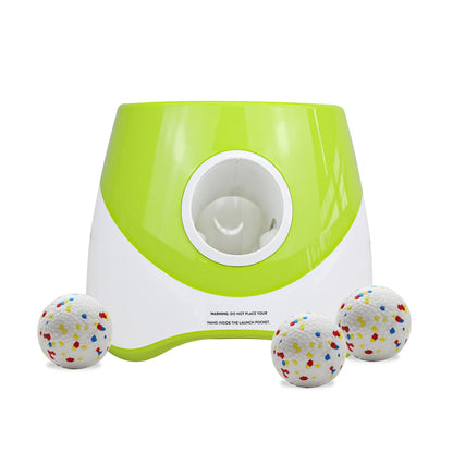 Dog Launcher Automatic Dogs Chase Toy Tennis Throwing Pinball Machine Fun Interactive Throw Rechargable Catapult USB Charging