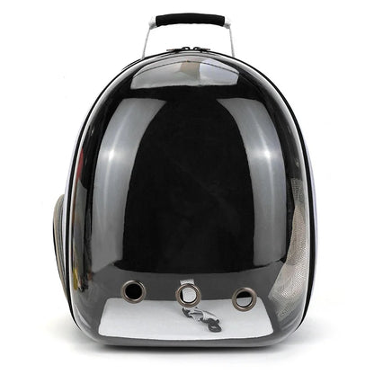 Transparent pet bag, pet backpack, breathable and wear-resistant, small dog backpack, cat backpack for going out.
