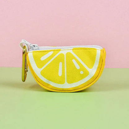 Cute fruit pet poop bag storage, can be connected to any dog leash, bag and leash not included, limited special edition