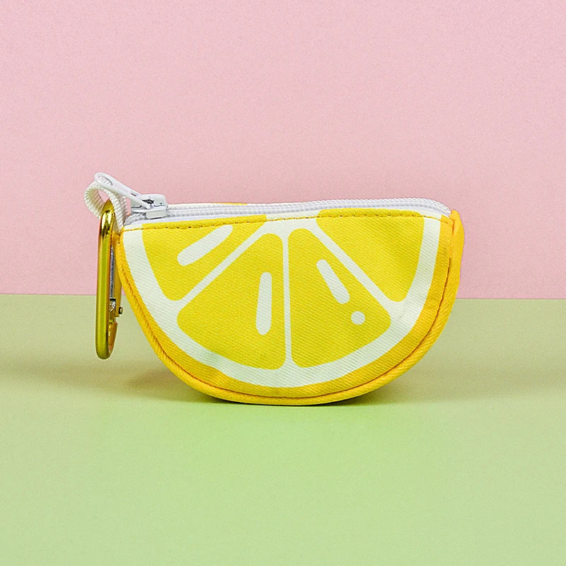 Cute fruit pet poop bag storage, can be connected to any dog leash, bag and leash not included, limited special edition