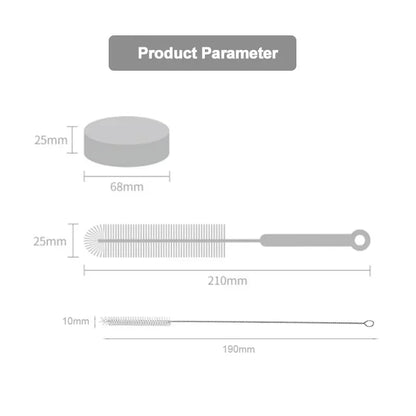 Cat Water Fountain Accessories Cleaning Brush Set for Pet Water Dispenser Pump Pipe Tube Bottle Cup Kettle  Cleaner Dispenser