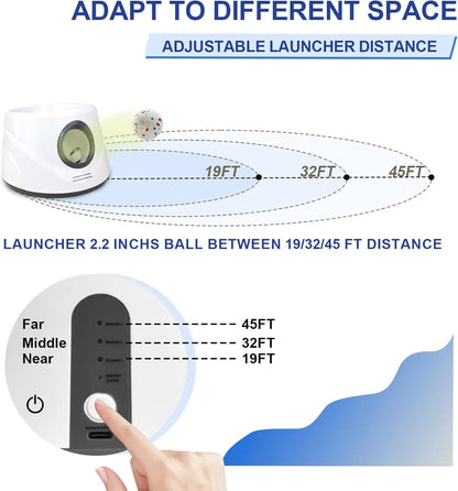 Zemek™ Automatic Dog Ball Launcher - Interactive Tennis Ball Thrower