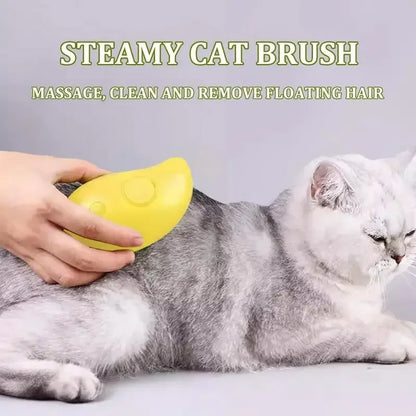 Comb Accessories for Cats 3-in-1 Cats Pet Products Electric Cats Hair Brush Sprayer Grooming Supplies Steam Massage Tool Pets