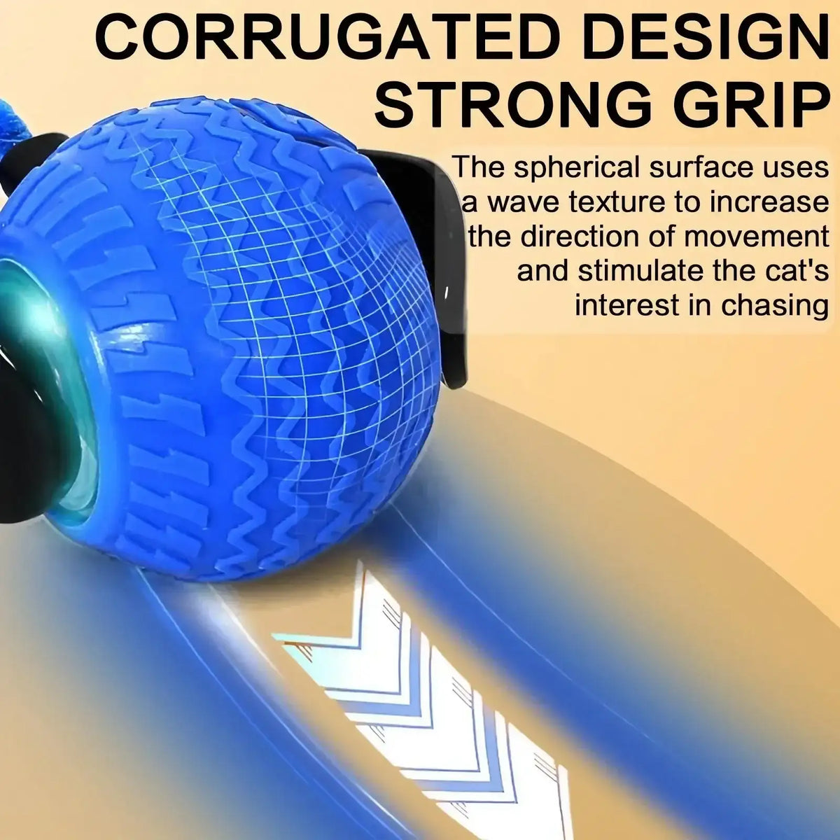 Automatic Rotating Smart Obstacle Avoidance LED Interactive Cat Toy 360 Degree Pet Playful Teasing Ball